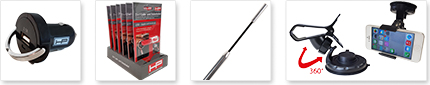 Antennen, Handyhalter, Lautsprecher