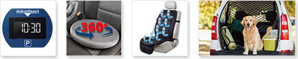 Lenkradbezug, Kofferraummatte, Kindersitz, Sonnenschutz